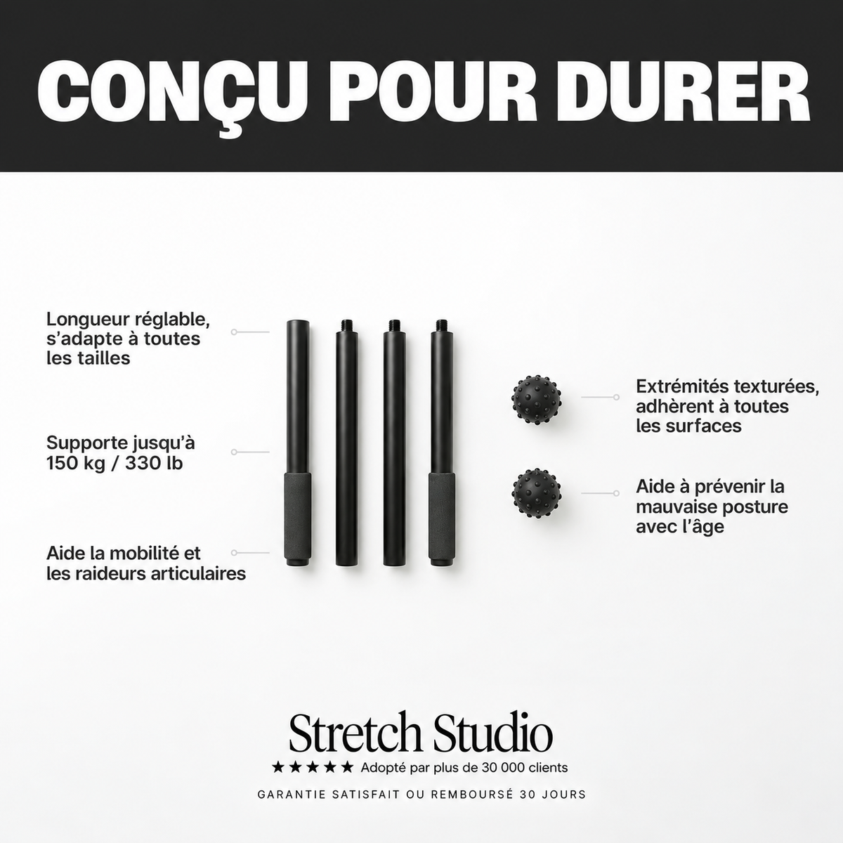 Stretch Studio Mobility Stick - conçu pour durer